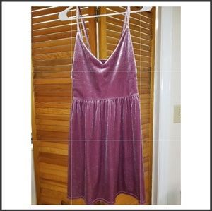 Crushed velvet dress by forever 21 plus